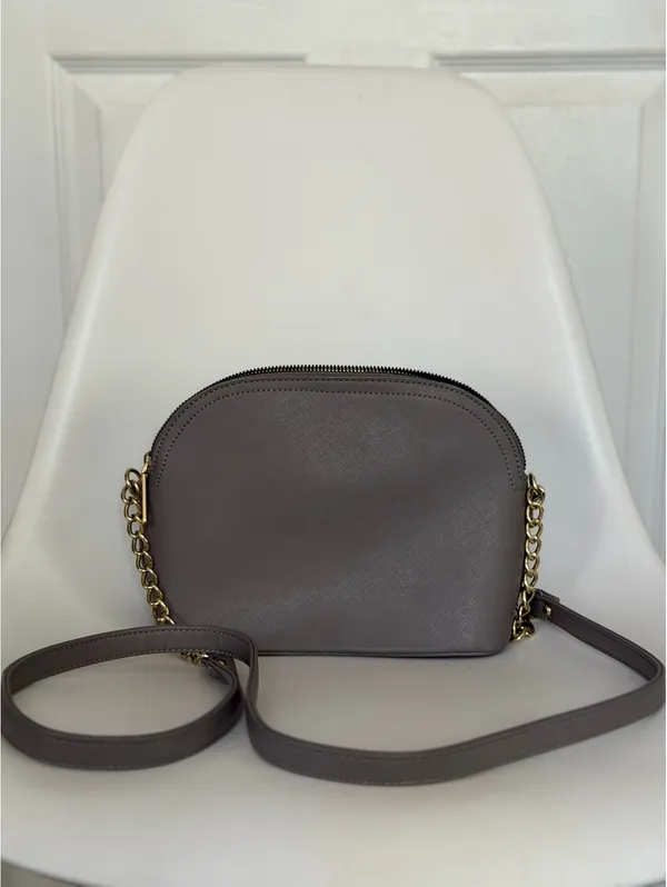 Taupe bow crossbody bag - Image 2