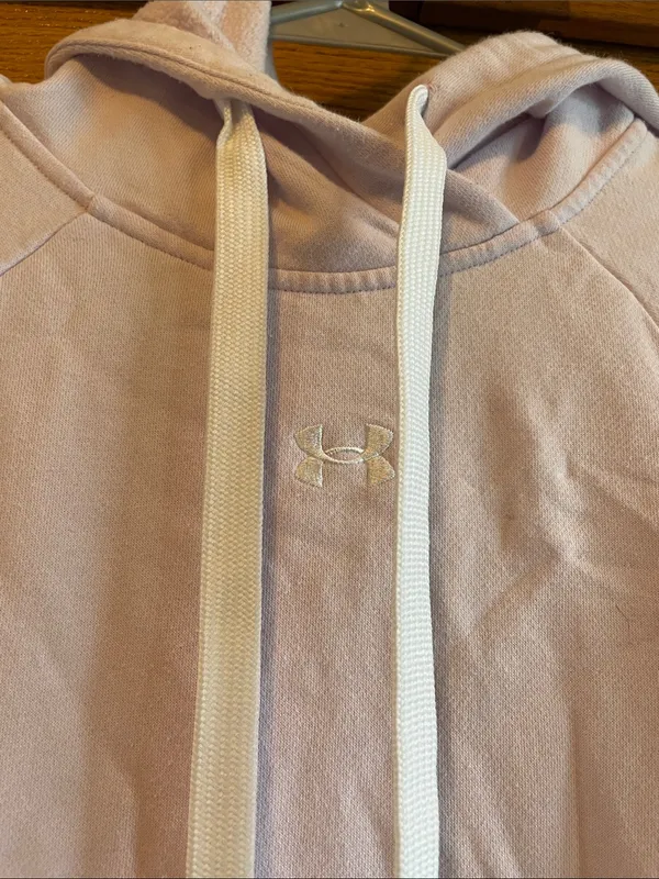 Under Armour Pale Pink Hooded Pullover - Image 2