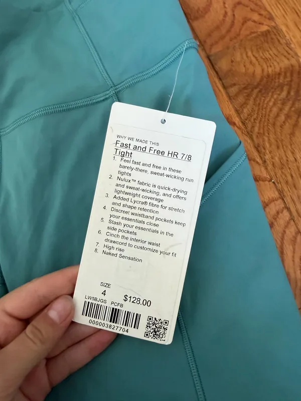 Rare Blue Lululemon Leggings - Image 3