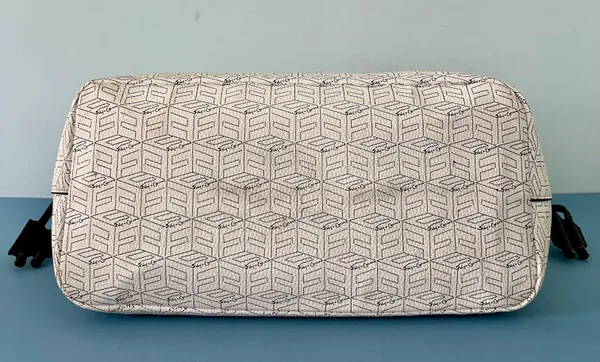 Foley + Corinna Signature Logo White Tote Purse & Leashed Wallet Pouch - Image 6
