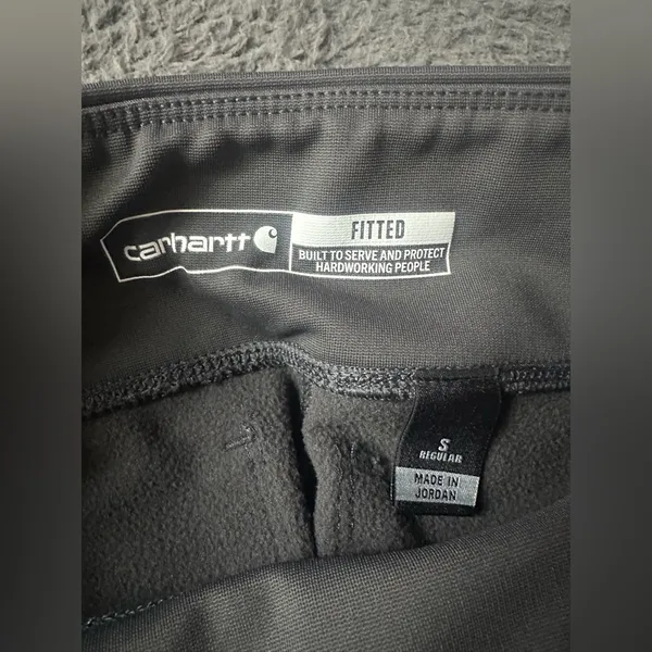 Carhartt Women's Force Fitted Heavyweight Lined Leggings, Oyster Gray - S - Image 4