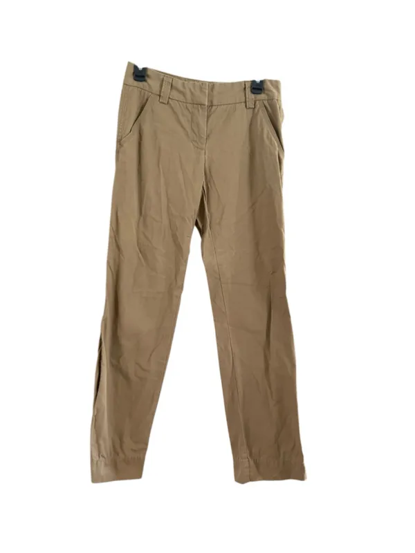 Women's J.Crew Classic Twill Chino Pants Size 2 Beige - Image 10