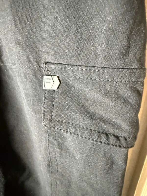 Fried denim men’s cargo pants black xl - Image 3