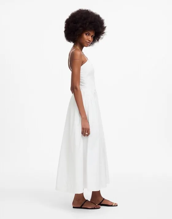 Madewell Poplin Seamed Maxi Dress - Image 2