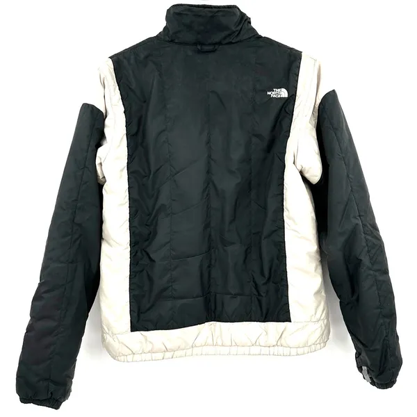 The North‎ Face Size Large Zip Up Women's Jacket Black and White Layer Coat - Image 2
