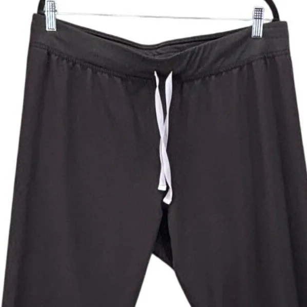 FIGS Technical Womans Scrub Pants XLT XL Tall Black Highrise Livingston Wide Leg - Image 3