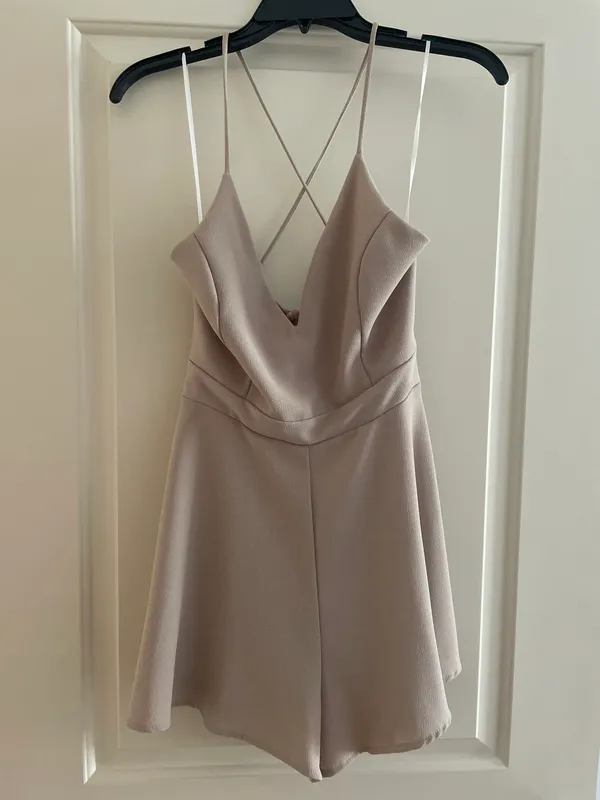 Lovely Day Tan Romper - Image 2