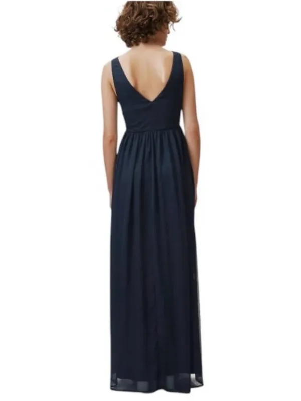 BHLDN Navy Kia Dress Size Medium - Image 2