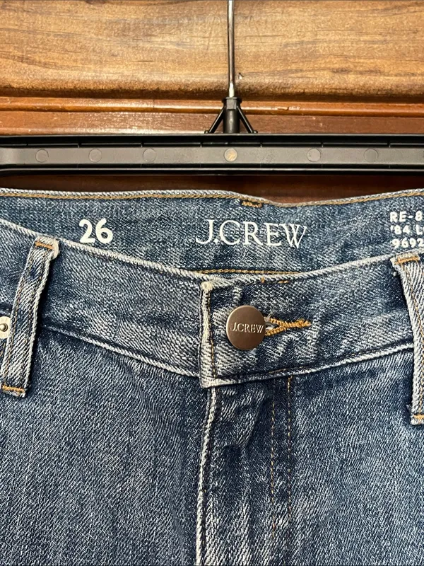 J.Crew low rise wide leg jeans size 26 - Image 2
