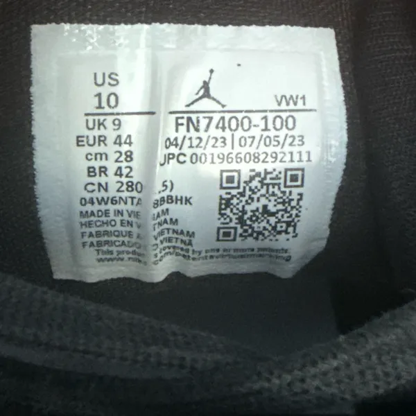 Nike Jordan Luka 2 TB Basketball Sneakers Black/White Mens Size 10 - Image 9