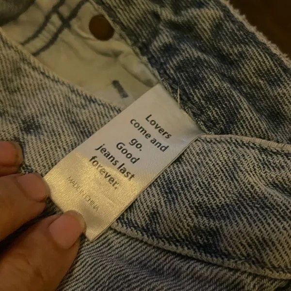 Pacsun High Rise Denim Festival Jean Shorts Size 27 Coachella - Image 3