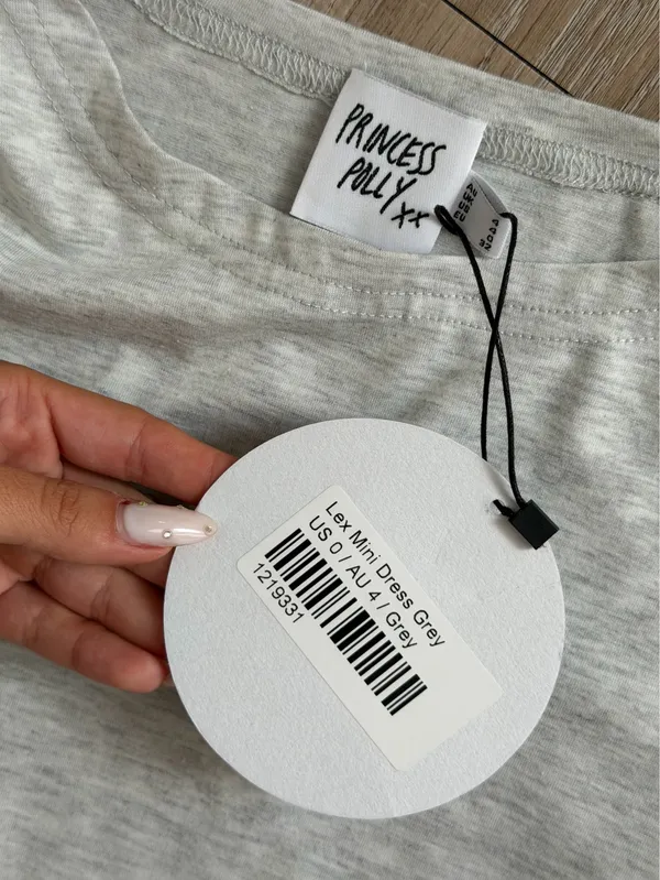 Princess Polly Lex Mini Dress Grey - Image 2