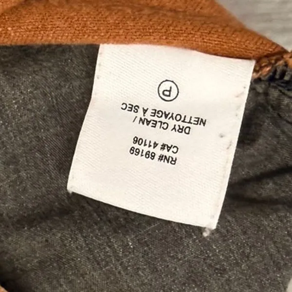 Derek Lam 10 Crosby Burned Orange Cullotte Wide Leg‎ Pants US 4 - Image 4