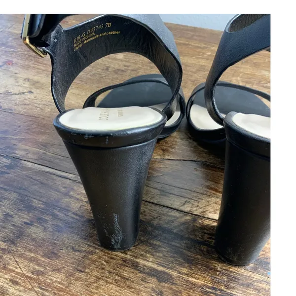 Cole Haan Octavia Black Leather Sandal size 7‎ - Image 6