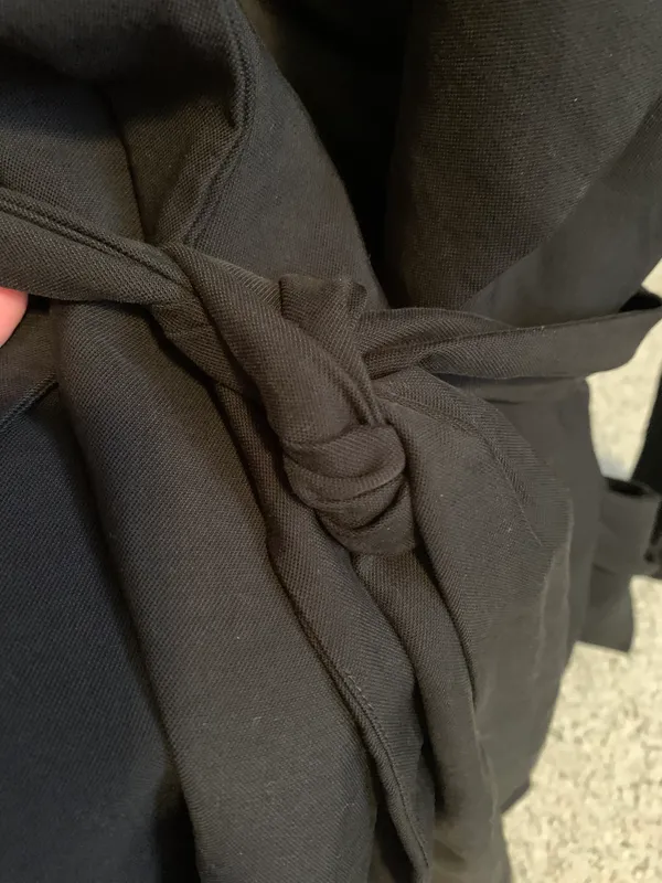H&M Black Trench Coat - Image 5