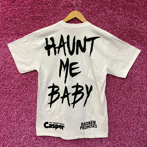 Broken Promises x Casper white Tshirt size medium - Image 3