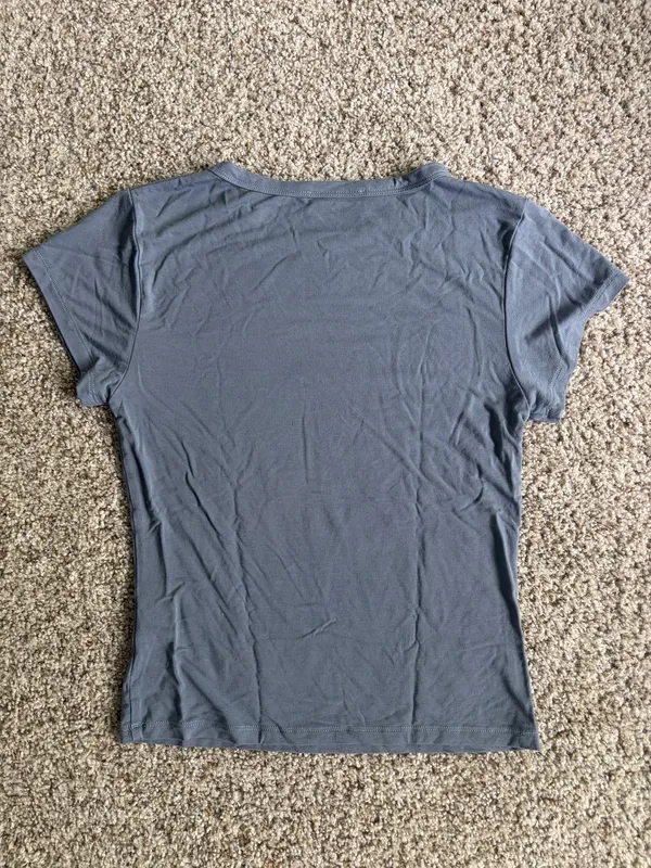 Blue White Fox top - Image 2