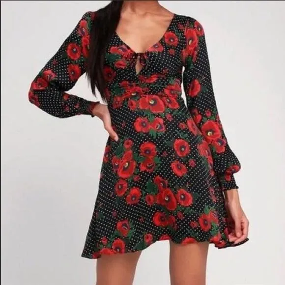 Free‎ People Floral Mini Dress - Image 5
