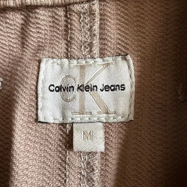 Calvin Klein Beige Collared Long Sleeve Jocket, M - Image 9