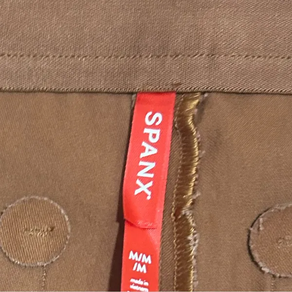 Spanx On The Go Ankle Slim Straight Pant Bronze Glow Size Medium - Image 6