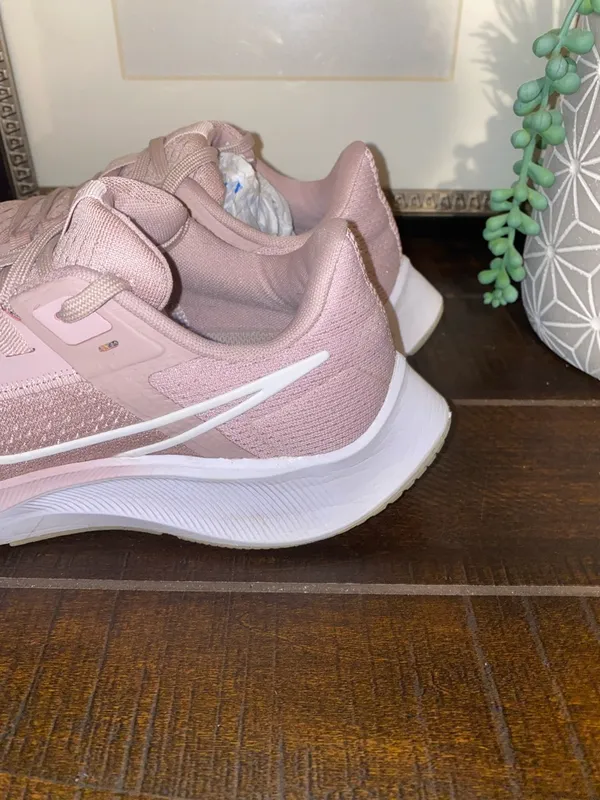 Nike Air Zoom Pegasus 38 Running Sneakers Size 7.5 Champagne White Barely Rose - Image 11
