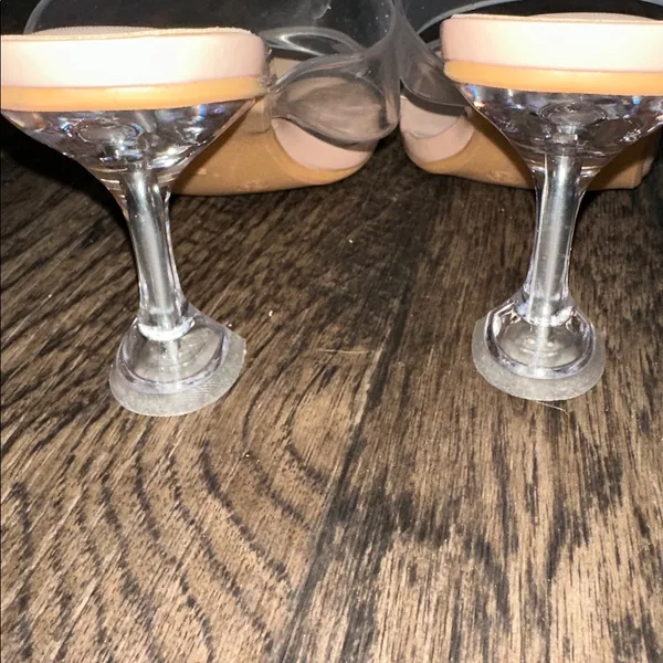 Transparent Strap Nude Women's Shoes Size 8.5 - Image 2
