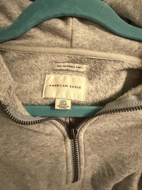American Eagle Cropped Quarter-Zip - Image 3
