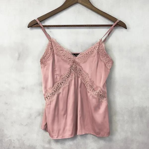 Love Tree Y2K Babydoll Cami Tank Top Women Small Pink Soft Girl Coquette Romantic Dainty‎ - Image 4