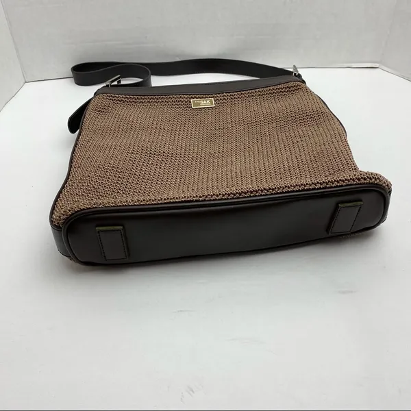 THE SAK Elliott Luca Brown Crochet Knit Adjustable Strap Shoulder Bag Casual - Image 2
