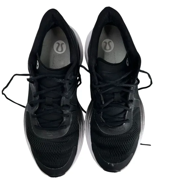 Lululemon Women's Blissfeel Run Black/Black/White Runnings‎ Sneakers Size 9.5 - Image 9