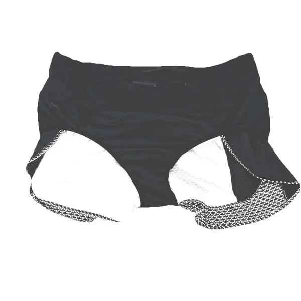 Lululemon Real Quick Running Shorts Monochromic Black Size 10 Lined - Image 10