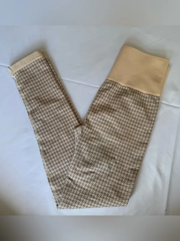 Varley Pink and Purple Hobart Houndstooth Ribbed Seamless Leggings Size L/XL - Image 15