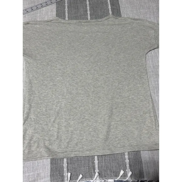 Patagonia Womens Gray‎ Heathered Long Sleeve Boat Neck Knit Top Sweater Size S - Image 2
