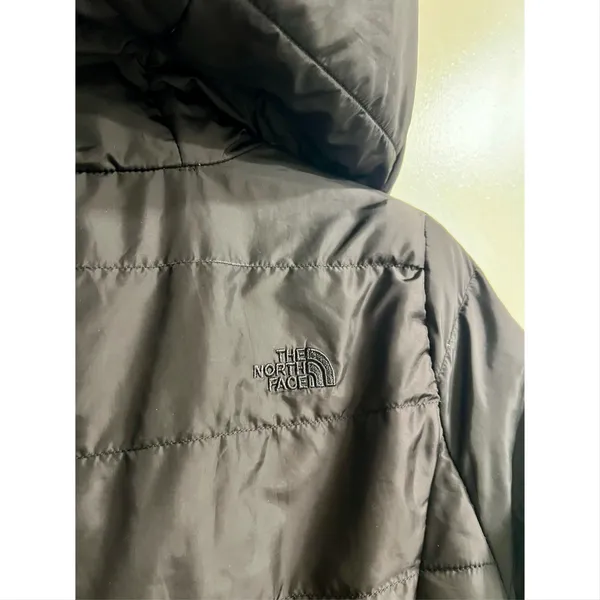 The North Face Women’s Black Hooded Long Puffer Coat - Image 11