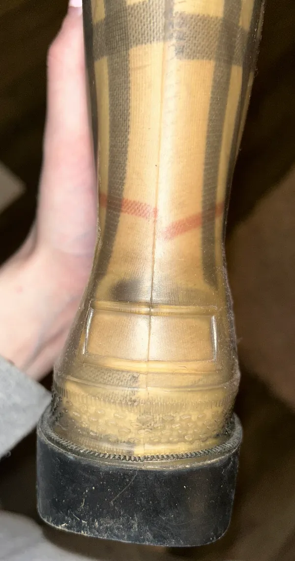 Burberry Rain Boots - Check Print - Image 7