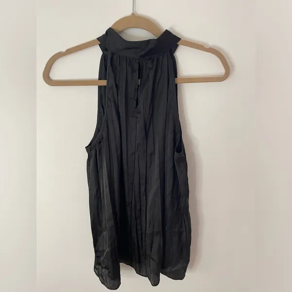 New with tags Sincerely Jules black dress tank with high neck size large - Image 3