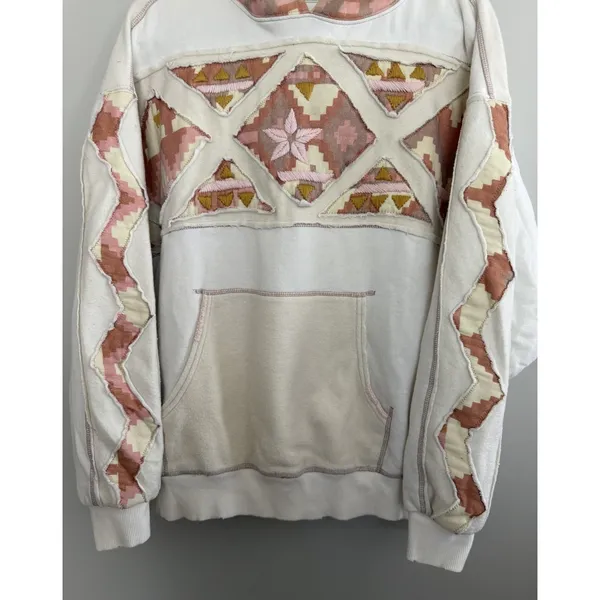 Free People Nordic "It's a Vibe" Hoodie Women's Size Small‎ - Image 5