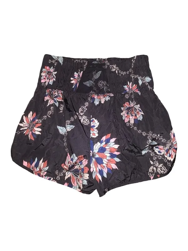 Free People Movement Running Shorts Women's Medium Floral The Way Home Workout - Image 2