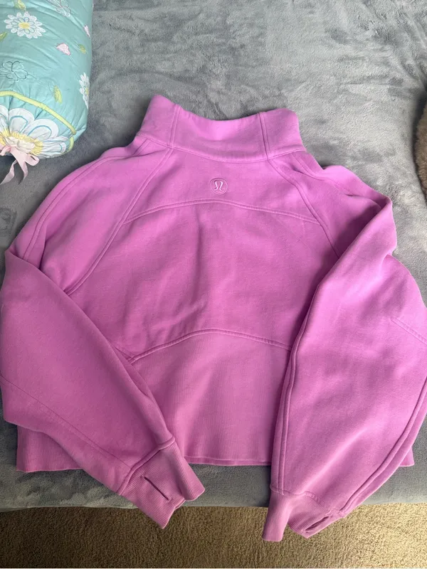 lululemon athletica Pink Half-Zip Pullover Sweatshirt - Image 6