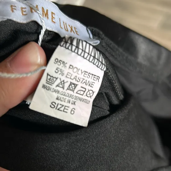 Femme luxe black leggings - Image 6