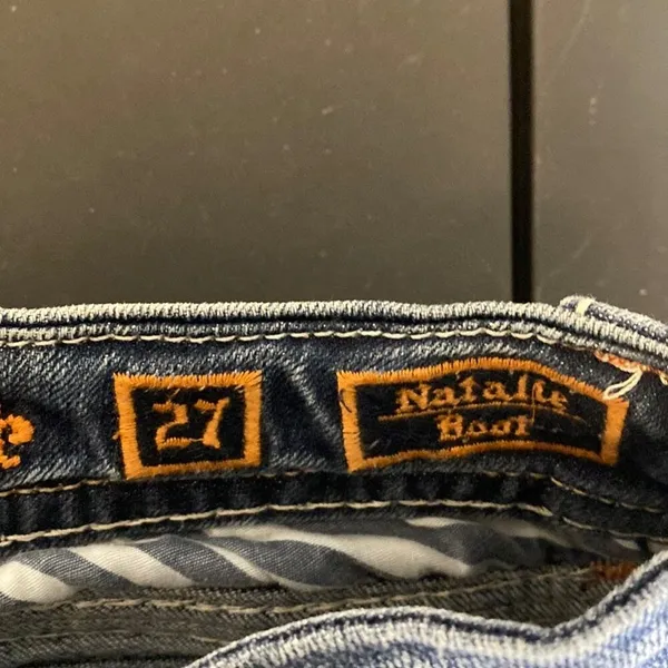 Rock Revival Natalie bootcut Lowrise modern cowgirl western Gypsy sz 27 - Image 3