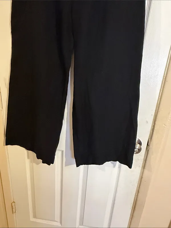 H&M Black Wide-Leg Men's Dress Pants - Image 3
