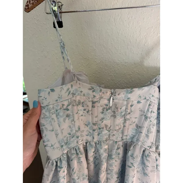 MAISON AMORY The Windsor Maxi Dress in Light Blue Size Medium - Image 11