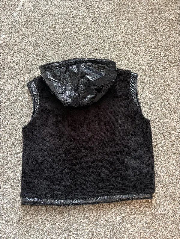 Mono B Black Sherpa Vest - Image 2