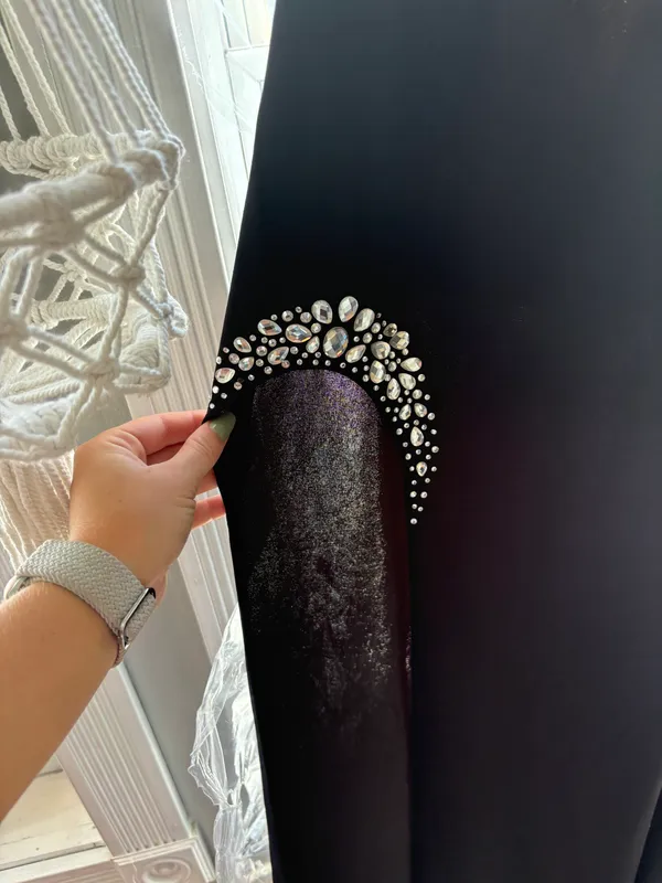 Strapless Black Dress Maxi Size XS - Image 4