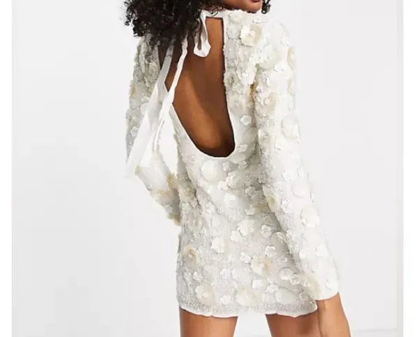 ASOS Dress Mini Long Sleeve - Image 2