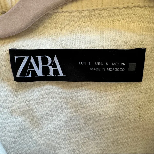 Zara Corduroy‎ Button Down Jacket XS - Image 5