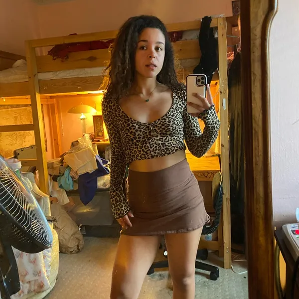 Forever 21 Cheetah Print Long Sleeve Top - Image 3