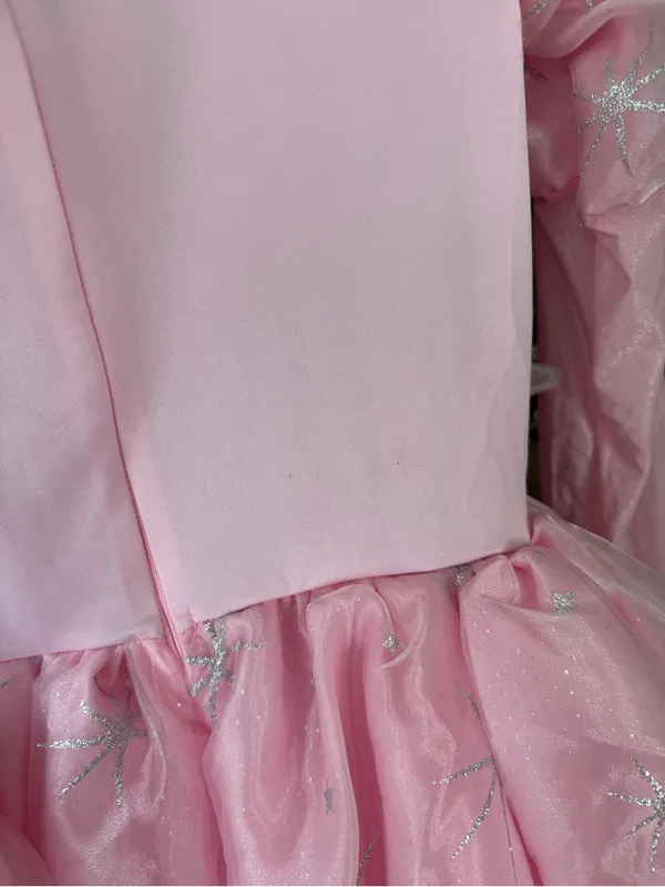 Glinda Costume halloween The Wizard of Oz wicked ariana grande maxi dress gown - Image 10