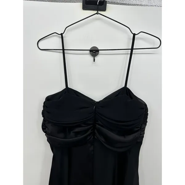 Y2K Whimsigoth Midi Dress Sz 4 Handkerchief Hem Grunge Dark Romantic‎ Fairy - Image 9